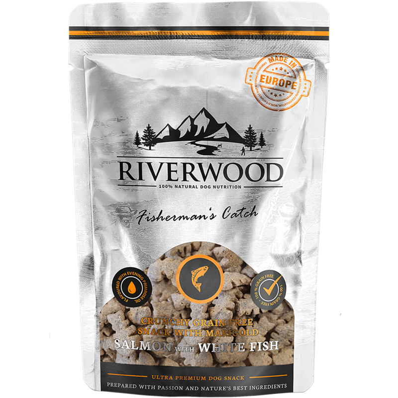 RIVERWOOD FISHERMANS CATCH SALMON CRUNCHY 200GR.