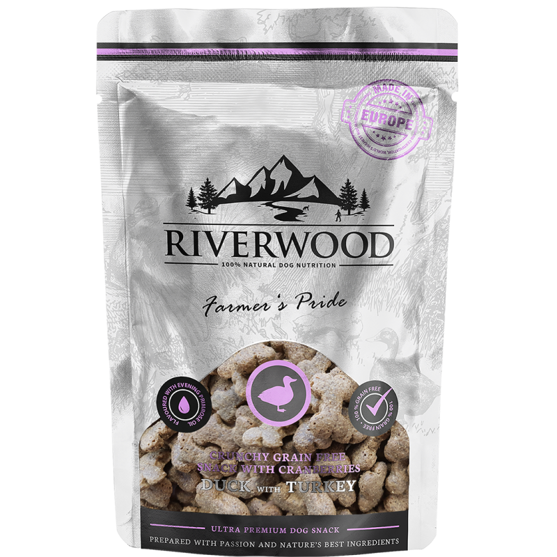 RIVERWOOD FARMERS PRIDE DUCK CRUNCHY 200GR.