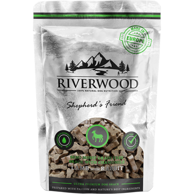 RIVERWOOD SHEPHERDS FRIEND LAMB SEMI MOIST SNACK 200 GR.