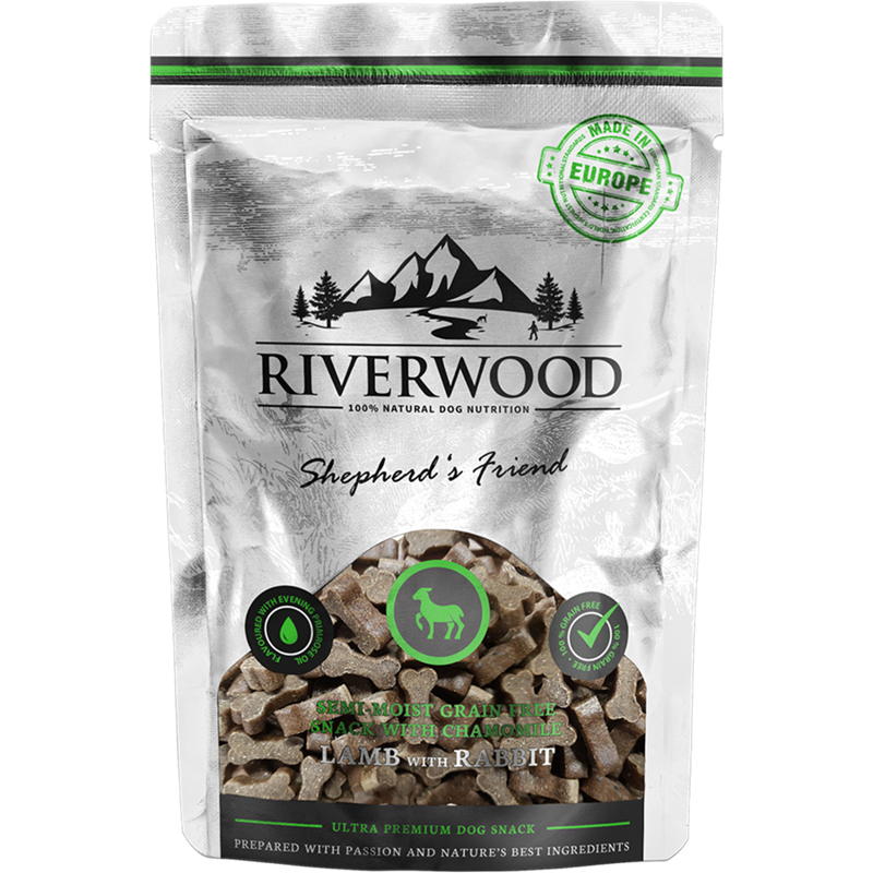 RIVERWOOD SHEPHERDS FRIEND LAMB SEMI MOIST SNACK 200 GR.