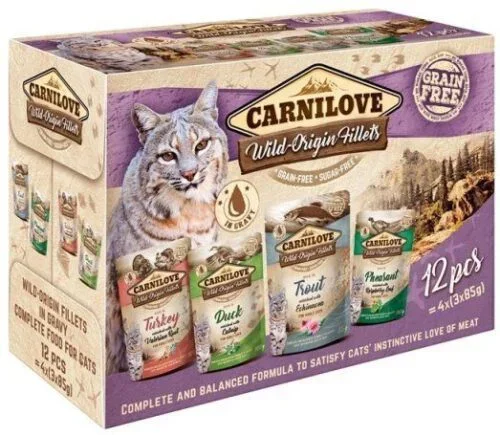 CARNILOVE CAT POUCH MULTIPACK (12)