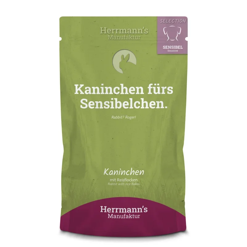 SENSITIVE RABBIT WITH RICE FLAKES 150 GR.