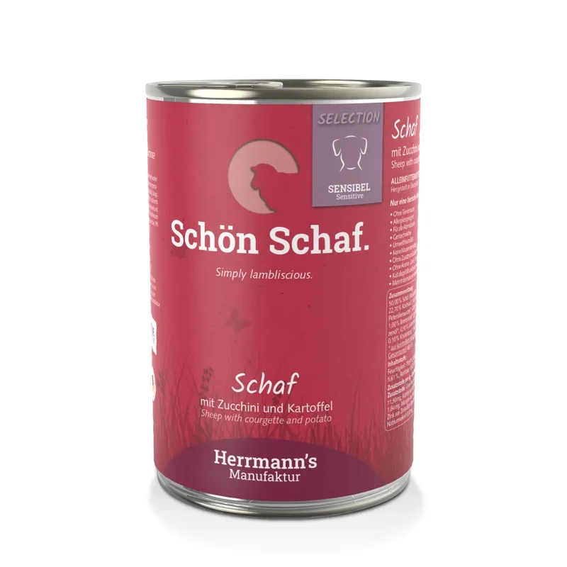 HERRMANNS SCHAAP MET COURGETTE 400 GRAM