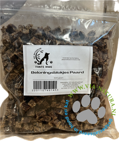TANTE ROOS - BELONINGSBLOKJES PAARD 500 GRAM