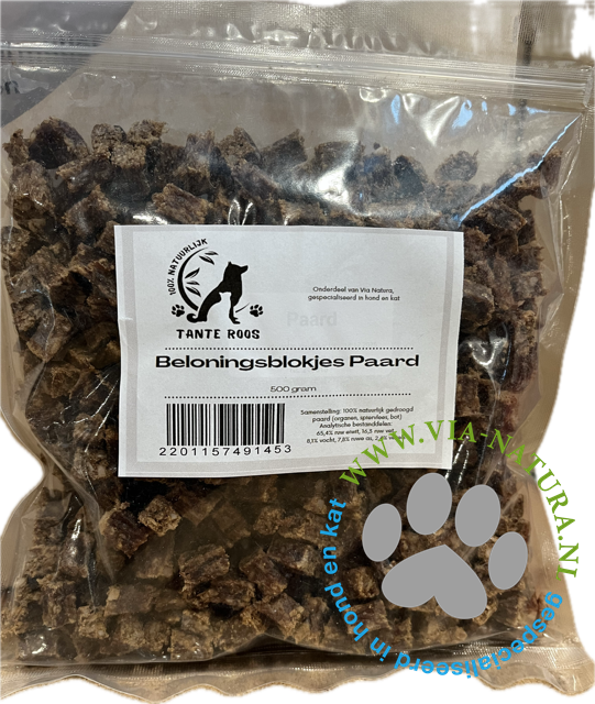 TANTE ROOS - BELONINGSBLOKJES PAARD 500 GRAM