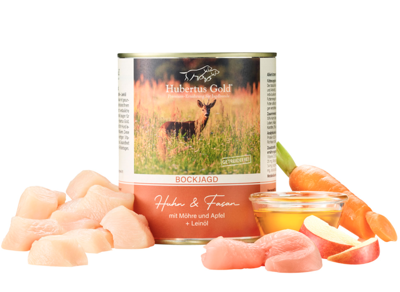 HUBERTUS GOLD BLIK BOCKJAGD KIP & FAZANT 800 GRAM