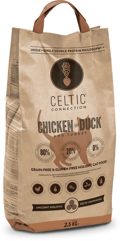 CHICKEN WITH DUCK AND TURKEY CAT 2,5KG