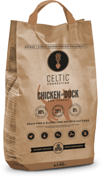 CHICKEN with DUCK and TURKEY cat 6,5KG