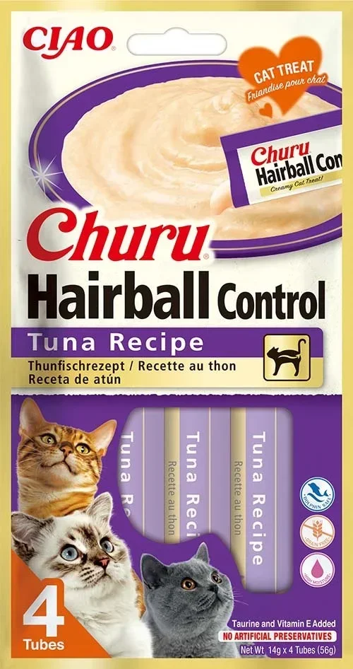 Churu Hairball tuna recipe 4x14 gram