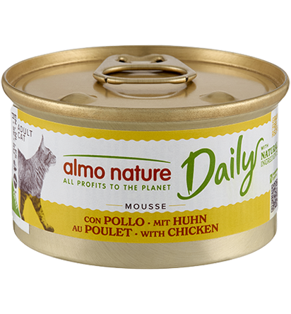 ALMO NATURE DAILY MOUSSE MET KIP 85 GRAM