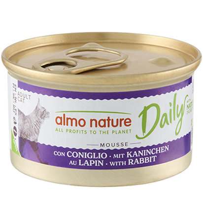 ALMO NATURE DAILY MOUSSE MET KONIJN 85GR