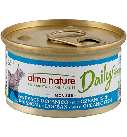 ALMO NATURE DAILY MOUSSE MET OCEAANVIS 85 GRAM