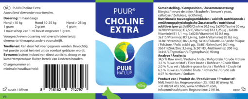 PUUR CHOLINE EXTRA 100GR
