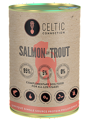 CELTIC DOG SALMON WITH TROUT - BLIK 375 GRAM