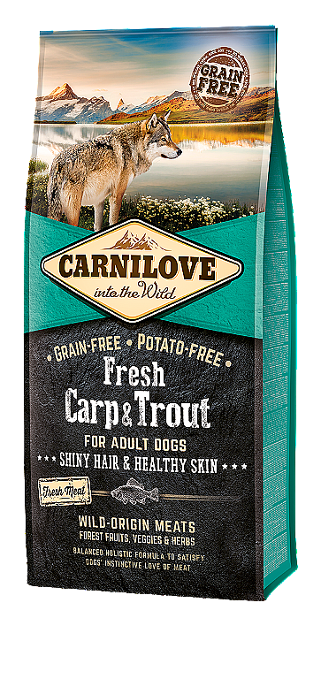 CARNILOVE FRESH CARP & TROUT 12KG
