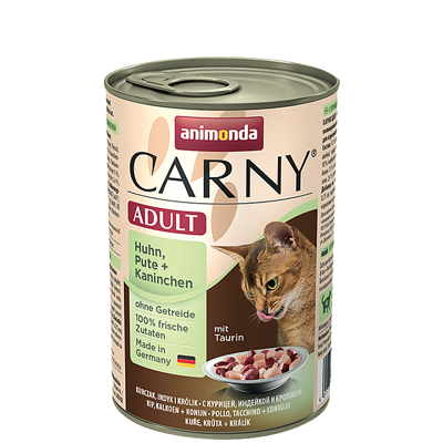 CARNY KIP/KALKOEN/KONIJN 400 GRAM
