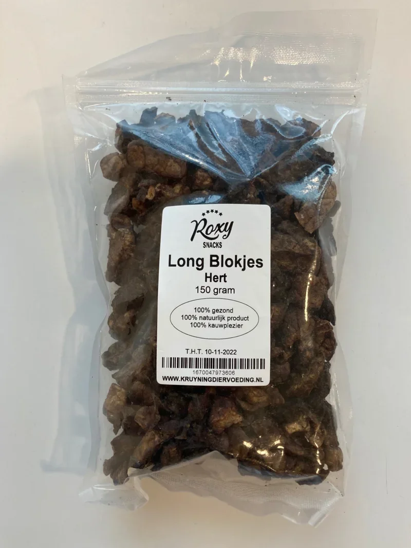 ROXY HERTENLONGBLOKJES 150 GRAM