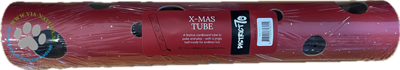 DISTRICT 70 X-MAS TUBE 7X7X40CM RED
