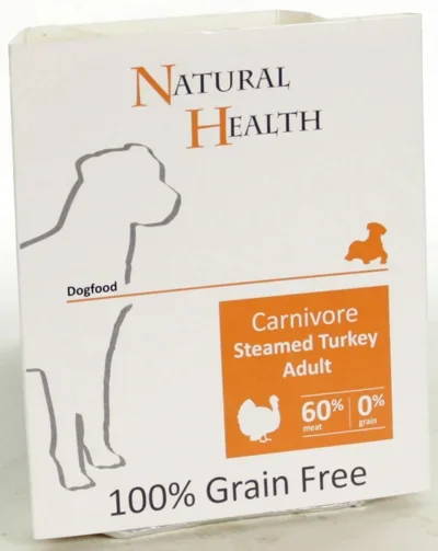 NH DOG STEAMED CARNIVORE TURKEY 395 GR