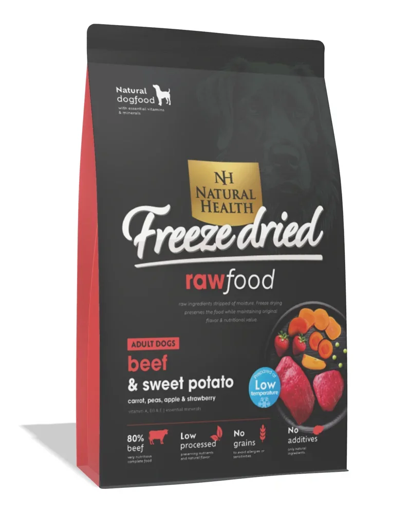 NATURAL HEALTH DOG FREEZE DRIED BEEF (150 GR.)