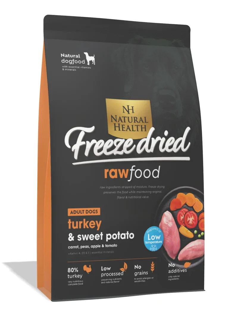 NATURAL HEALTH DOG FREEZE DRIED TURKEY (400 GR.)