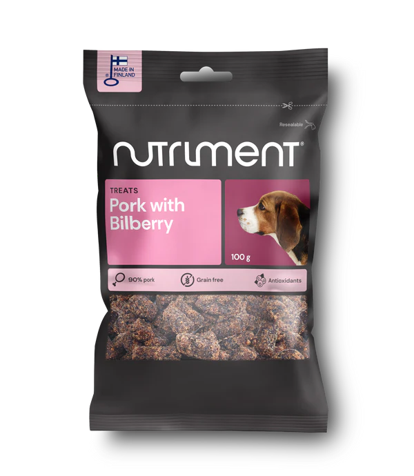 NUTRIMENT TREAT PORK WITH BILBERRY 100GR