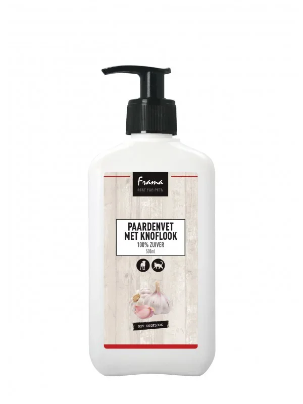 PAARDENVET MET KNOFLOOK 500 ML MET POMP