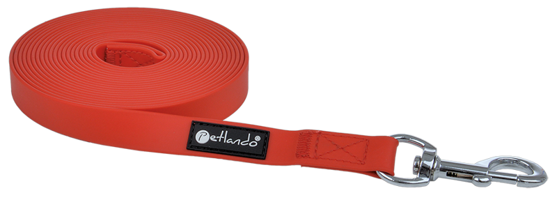 PETLANDO TREKKING SLEEPLIJN 5M/10MM ROOD