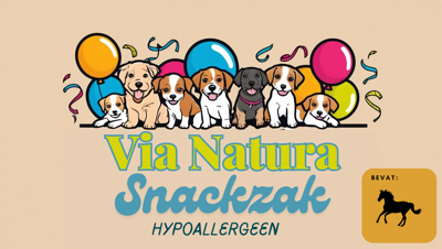 VIA NATURA SNACKZAK PAARD