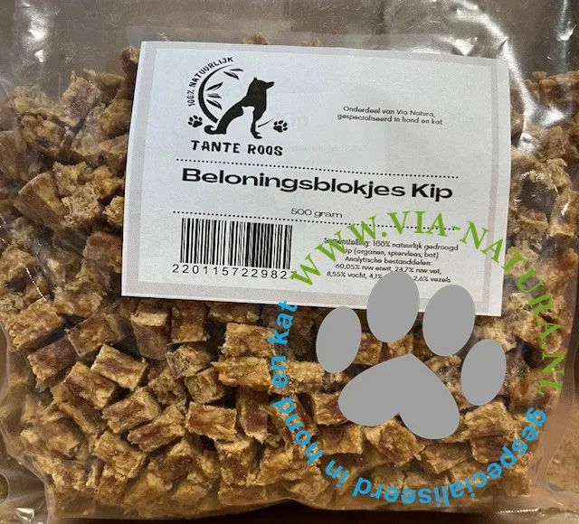 TANTE ROOS - BELONINGSBLOKJES KIP 500 GRAM