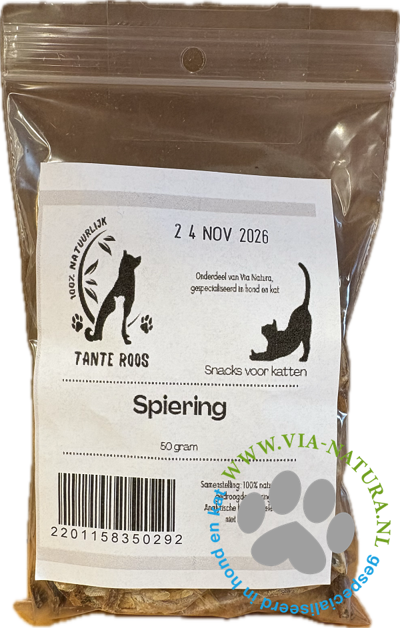 TANTE ROOS - SPIERING VOOR KATTEN 50 GRAM