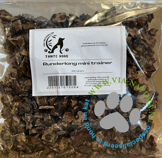 TANTE ROOS - RUNDERLONG MINI TRAINERS 150 GRAM