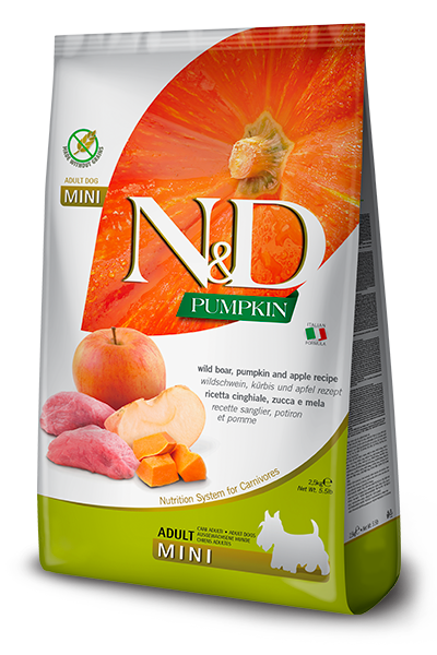 FARMINA N&D PUMPKIN WILD BOAR ADULT MINI 800 GR